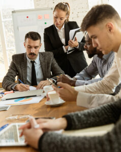 Group Of Young Business Professionals